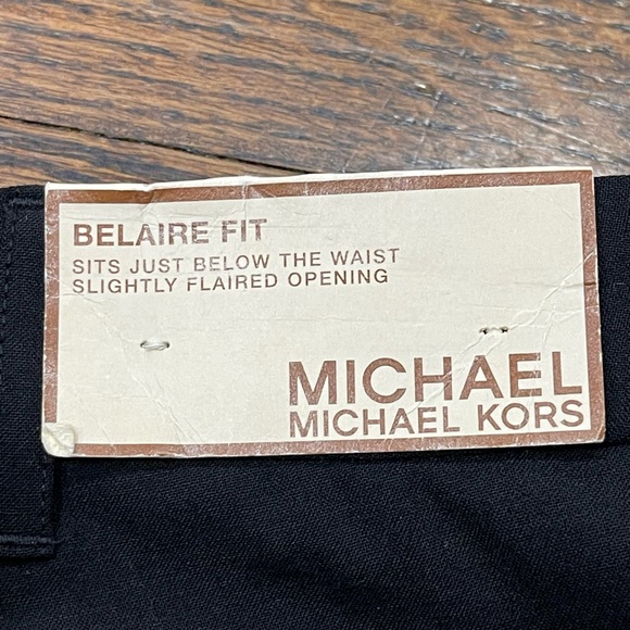 Michael Kors Classic Black Women's Dress Flare Pants, NWT - Picture 6 of 6